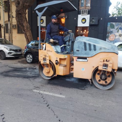 Obras Públicas mantiene las calles del centro