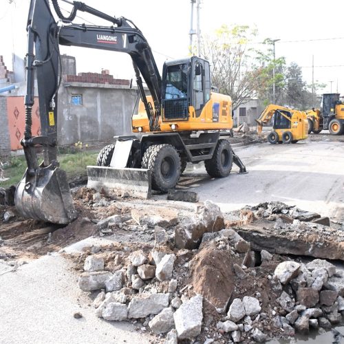 Reparación de un importante tramo en el barrio Don Bosco