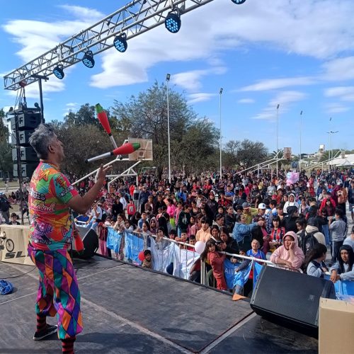 Miles de niños festejaron en el Parque Sur