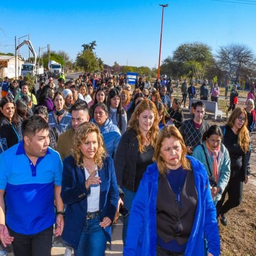 Habilitan un nuevo espacio verde y saludable denominado «Hna. Viviana Murillo»