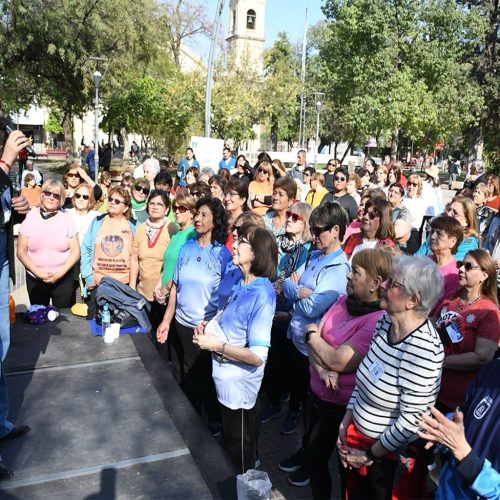Adultos mayores vivieron una jornada de actividades físicas al aire libre
