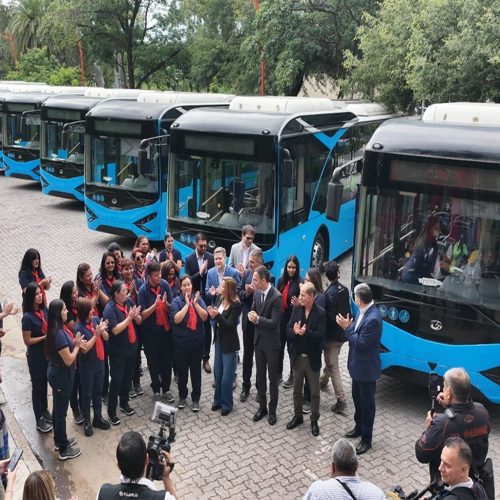 Nueva línea de transporte de pasajeros con colectivos eléctricos