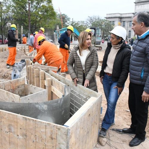 La intendente Fuentes supervisó la nueva Plaza de las Ciencias
