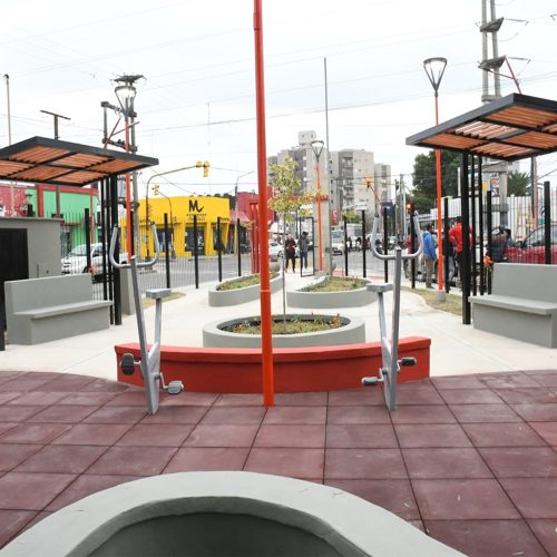 Inauguración de la plazoleta «Hermanos Briz» del barrio Jardín