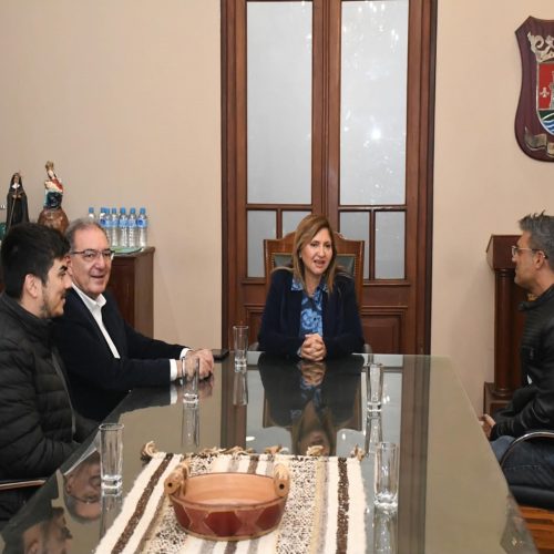La intendente recibió al responsable de un centro de rehabilitación de adicciones