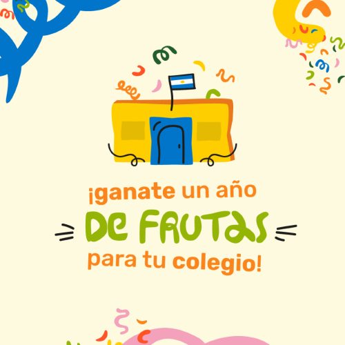 Jardines, escuelas y centros educativos producirán contenido para ganar un año entero de frutas