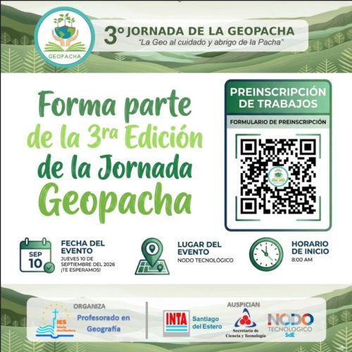 En el Nodo Tecnológico anunciaron la III Jornada Geopacha