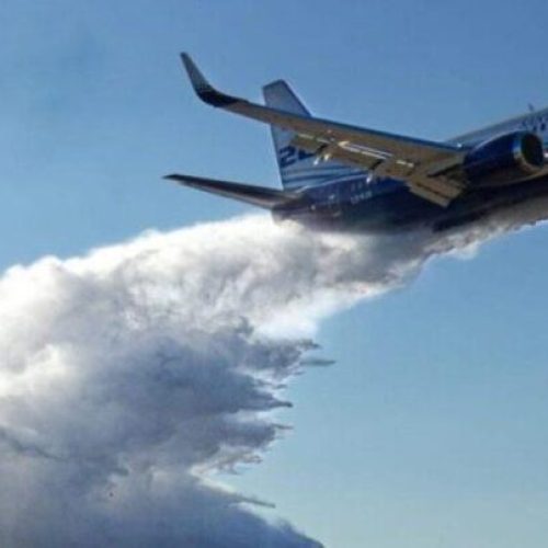 El avión hidrante de Santiago del Estero participó en un operativo interprovincial de combate contra incendios forestales